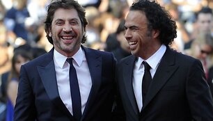 Režisierius Alejandro Gonzalezas Inarritu ir aktorius Javieras Bardemas