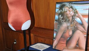Aktorės Farah Fawcett maudymosi kostiumėlis