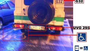 Fotopolicija: policija neįgaliųjų vietoje
