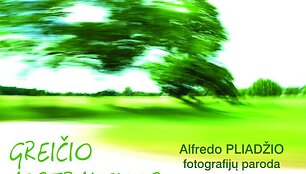 Alfredo Pliadžio parodos plakatas
