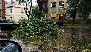 Audros padariniai Kaune