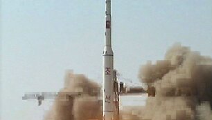 &Scaron;iaurės Korėjos raketos &bdquo;Unha-2&ldquo; startas 2009-aisiais
