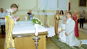 Enriko Daktaro ir Indrės Kristinavičiūtės tuoktuvių ceremonija