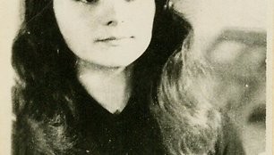 Agnė Gregorauskaitė 1958 m. Grimo pamoka konservatorijos III kurse