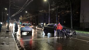 Avarija Antakalnio gatvėje