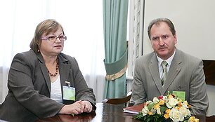 Laima Garnelienė ir Artūras Driukas