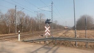 Geležinkelio pervaža Pavilnyje, kurioje įvyko incidentas