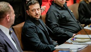 Volodymyras Zelenskis Baltuosiuose rūmuose