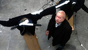 Christianas Boltanski savo studijoje