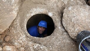 Archeologinių kasinėjimų vietoje