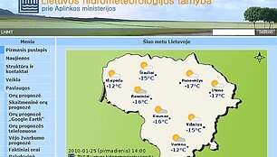 Meteo.lt svetainė