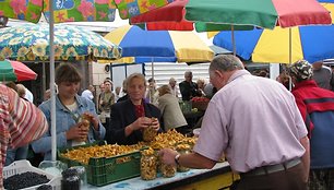 Grybai Kalvarijų turguje