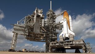 &bdquo;Endeavour&ldquo; starto aik&scaron;telėje
