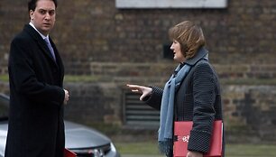 Edas Milibandas ir Harriet Harman