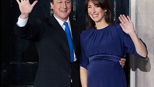 Davidas Cameronas su žmona Samantha