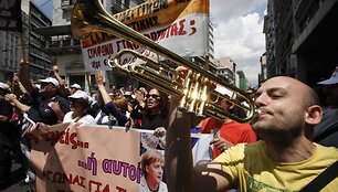 Demonstracija Atėnuose