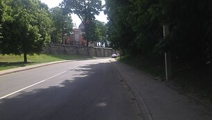Avarija ties smegduobe Rasų gatvėje