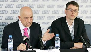 Kęstutis Čilinskas (kairėje) ir Vytautas Bakas