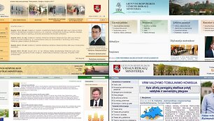 Kiekvienos ministerijos interneto svetainė &scaron;iuo metu yra skirtinga ir unikali.