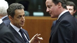 Nicolas Sarkozy ir Davidas Cameronas