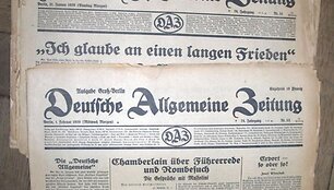1939-ųjų &bdquo;Deutsche Allgemeine Zeitung&ldquo; numeriai