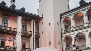 Justino Marcinkevičiaus dramos &bdquo;Mindaugas&ldquo; premjera Valdovų rūmuose