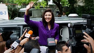 Yingluck Shinawatra gali tapti pirmąja moterimi, vadovausiančia Tailando vyriausybei.