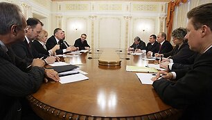 Rusijos ir ES atstovai pasira&scaron;ė susitarimą dėl dujų tranzito per Ukrainą priežiūros.