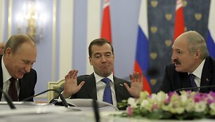 Vladimiras Putinas, Dmitrijus Medvedevas ir Aliaksandras Luka&scaron;enka