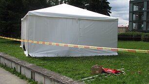 Prie &scaron;ios archeologų palapinės įvyko incidentas tarp rabino ir f