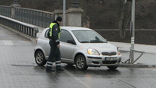 Avarija užkeiktoje Vilniaus sankryžoje