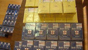 Konfiskuotos cigaretės
