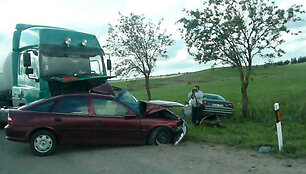 Avarija Tel&scaron;ių rajone