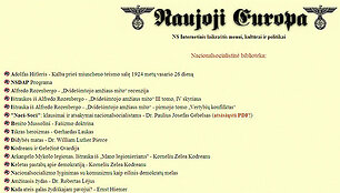 Tinklalapis &bdquo;Naujoji Europa&ldquo;