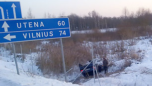 Avarija Šiauriniame Ukmergės aplinkkelyje