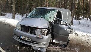 Avarija Kairėnų g. Vilniuje. 2010.03.03
