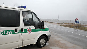 Policija kelyje į Rusnę