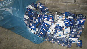 Kontrabandinės cigaretės &Scaron;venčionių rajone