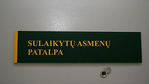 Sulaikytų asmenų patalpa