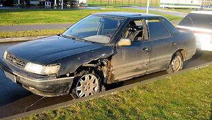 Nuo pasieniečių sprukęs automobilis