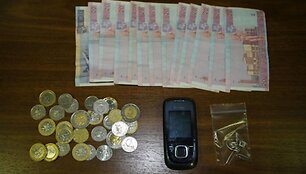 I&scaron; gatvės prekeivių paimti daiktai