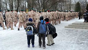 Karių sutikimo ceremonija