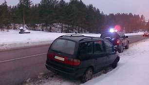 Cigarečių kontrabandininko automobilis