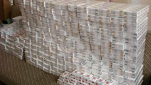 Panevėžiečio gabentos cigaretės