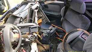 Po avarijos suniokotas &bdquo;Ford Scorpio&ldquo;