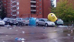 Po audros Baltupiuose