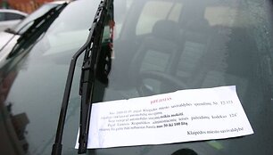 Už nesumokėtą rinkliavą vairuotojai kol kas įspėjami. 