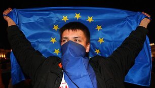 Protestas Minsko gatvėse