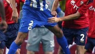 D.&Scaron;emberas UEFA taurės rungtynėse prie&scaron; Korunijos &bdquo;Deportivo&ldquo;
