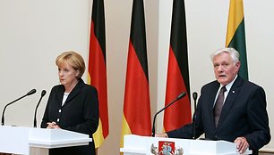 Angela Merkel ir Valdas Adamkus